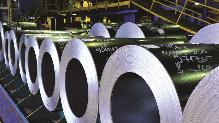 Steel shipments in May decline slightly from April